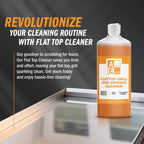 Active Element Flat Top Grill Cleaner – 32 fl oz | Griddle Cleaner, Removes Burnt-On Residue, Food Safe, Non-Caustic Formula, For Blackstone Grills