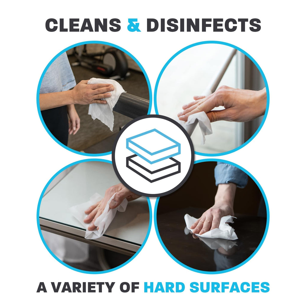 Zogics Antibacterial Wipes – Disinfecting Wipes for Sanitizing and Cleaning Surfaces and Equipment, EPA Registered Antibacterial Cleaning Wipes (3,200 Count – 4 Rolls of 800 Wipes)