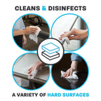 Zogics Antibacterial Wipes – Disinfecting Wipes for Sanitizing and Cleaning Surfaces and Equipment, EPA Registered Antibacterial Cleaning Wipes (3,200 Count – 4 Rolls of 800 Wipes)