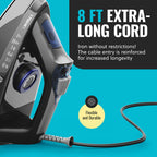 Pursteam Steam Iron for Clothes 1700W with Self-Cleaning Nonstick Stainless Steel Soleplate, Auto Shutoff, Anti-Drip