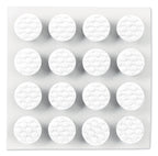 Scotch White Adhesive Bumper Pads 40 PCS, Self-Stick Rubber Pads 3/8" Round, Cabinet Door Rubber Bumpers, Designed to Protect Cabinets and Drawers, Sound Dampening, White (BP959-40NA)