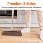Refill Head for Kitchen and Home – Heavy Duty Household Broom for Easy Sweeping Dust and Wisp Floors and Corners (Horsehair)