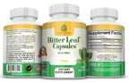 Nature Herbal Life Bitter Leaf Capsules. 750 mg. 60 Count, Natural Herbal Supplement, Green, Pack of 1