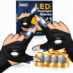 PARIGO Flashlight Gloves Christmas Stocking Stuffers for Men, Gifts for Men