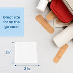 HCS Gauze Pads 2x2, Bulk - 8000ct, Non-Woven, Non-Sterile, 4-Ply - Highly Absorbent, Low-Linting Squares - Gauze Sponges, Small - Medical Supplies, Wound Care, First Aid, Surgical Use, Dental, Beauty