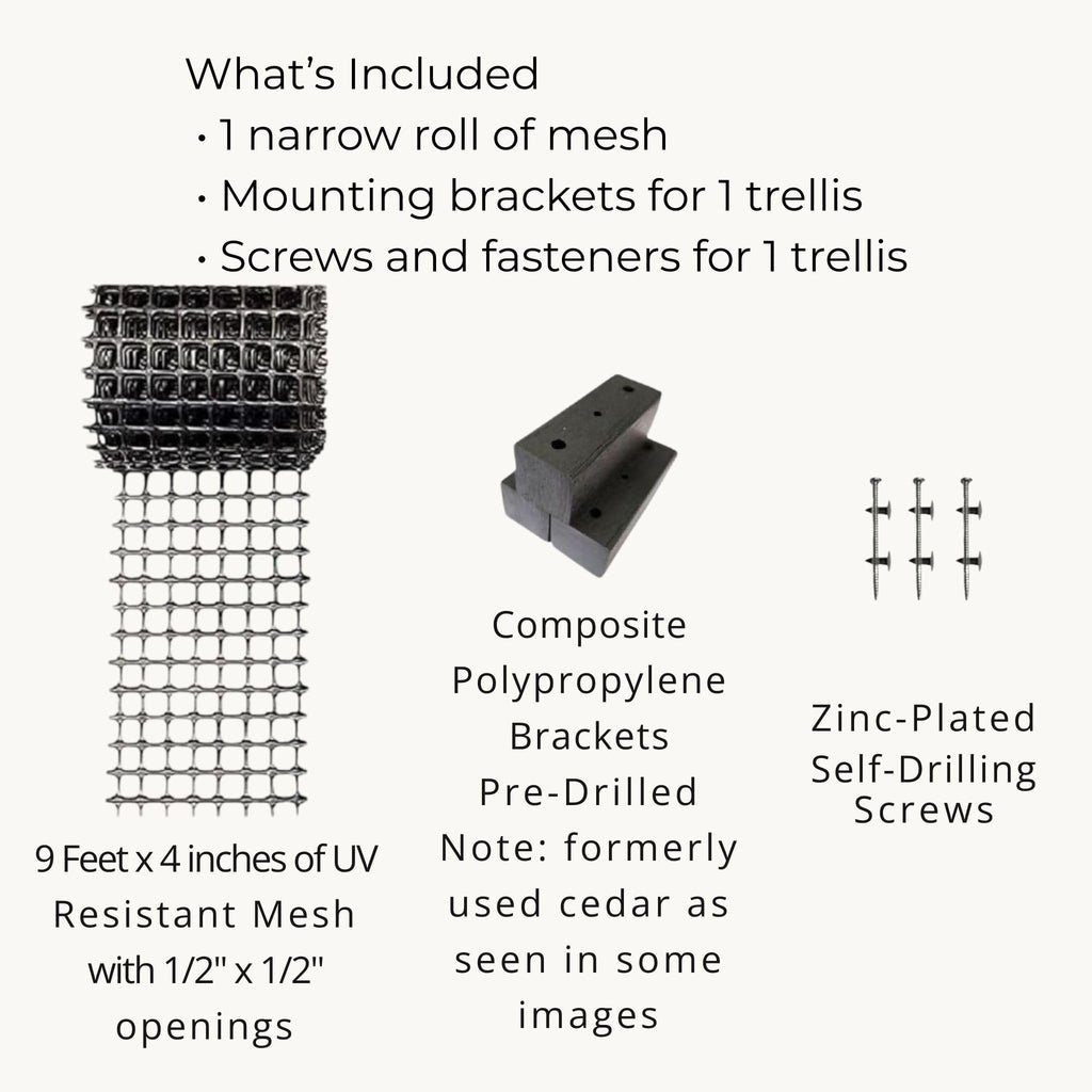 Deck Post Trellis for Clematis and Climbing Plants, 1-Pack
