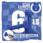 Yes4All 6 lbs Dumbbells Neoprene with Non Slip Grip ��� Great for Total Body Workout ��� Total Weight: 12 lbs (Set of 2)