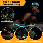 High Brightness Glow in the Dark Tape for Safety Marking, Art Craft DIY, Christmas Deco and Party Accessories. Non-Toxic Adhesive, Waterproof Rechargeable Luminous Tape Blue-Green Light (2 in X 30 ft)