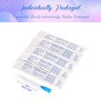 23 Gauge 1 Inch Needles Luer Lock Disposable Lab Supplies, Pack of 100