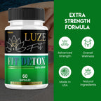 Luze Fit Detox Capsules, LuzeFit Detox Kit & Cleanse Formula Capsulas, All-Natural Premium Ingredients for Overall Health & Wellness Supplement, Loss Support Intensity Pastillas Pills (60 Capsules)