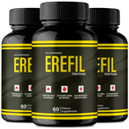 Erefil Supplement Capsules, Advanced Erefil Natural Pills - Maximum Strength, All Natural Performance, Stamina and Energy Support, Ere Fil Overall Health and Wellness Support Reviews (3 Pack)
