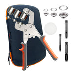 HAPDEN Heavy-Duty Grommet Kit (3/8“, 1/4”, and 1/2") Includes a Bag, 200 6 mm Grommets, 200 10 mm Grommets, and 200 12 mm Grommets. Eyelet and Grommet Tool kit for Tarps, Fabric, Leather, Banners
