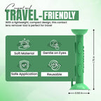 OptiWand Trial Pack Soft Contact Lens Removal & Insertion Tools - Silicone Rubber Soft Lens Applicator & Remover Device with Pincher End & Finger Grips - Safe & Easy on Eyes, Travel Size