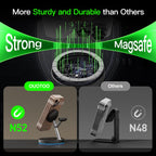 3 in 1 Mag-Safe Wireless Charger Stand for iPhone Apple Watch AirPods