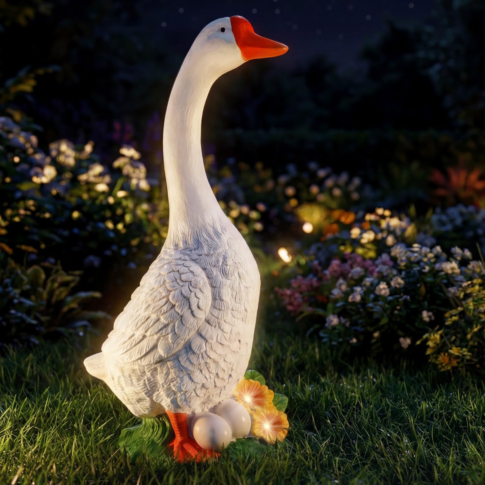 vchin Large Porch Goose Statue, 23 inch Large Porch Goose Statue