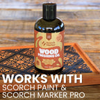 SCORCH MARKER Cutting Board Oil - Food Safe Butcher Block & Wood Finishing Oil Conditioner, Made with Food Grade MCT Oil, for Kitchen Utensils & Wood Crafts, Mineral Oil-Free (8OZ)