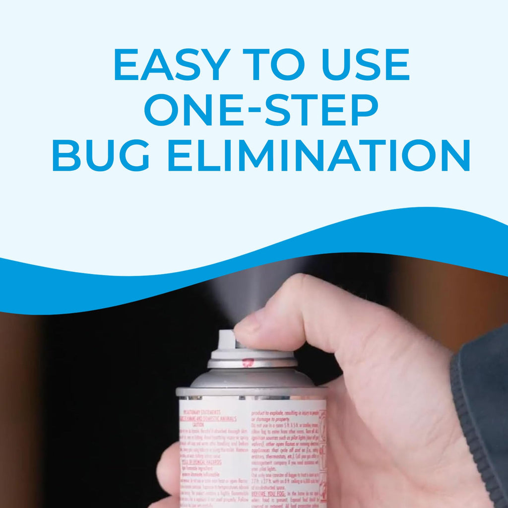 Kinzua Environmental Punch Bug Bomb, Insect Fogger Kills All Mosquito, Cockroach, Flea, Ant, Spider & More, Insect Foggers for Indoor & Outdoor Use, Non-Staining, Water-Base Formula, 6 oz, Pack of 3