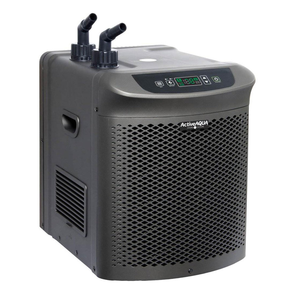 Active Aqua Hydroponic Water Chiller, 0.25 HP, Pure Titanium, 40-92 Gallon