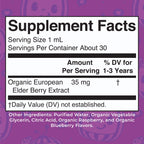 MARYRUTH'S Cocomelon Toddler Elderberry Syrup, USDA Organic Elderberry, Sugar Free Kids Immune Support Supplement for Ages 1-3 Years, Clean Label Project Verified®, Vegan, Gluten Free, 1 Fl Oz