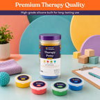 Special Supplies Therapy Putty for Teens and Adults - Resistive Hand Exercise Stress Relief Therapy Putty Kit, Set of 4 Strengths, Three Ounces of Each Putty (Primary Colors)