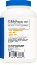 Nutricost Beta-Alanine Capsules 3400mg, 240 Capsules (60 Serv) - Potent Beta Alanine, Gluten Free & Non-GMO, 850mg Per Cap