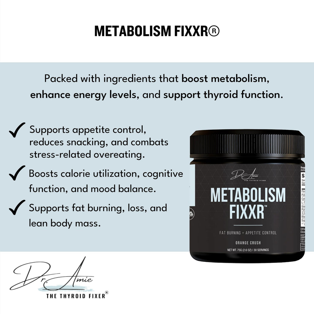 Fixxr Metabolism Support by Dr. Amie | Orange Crush Flavor | 30 Servings