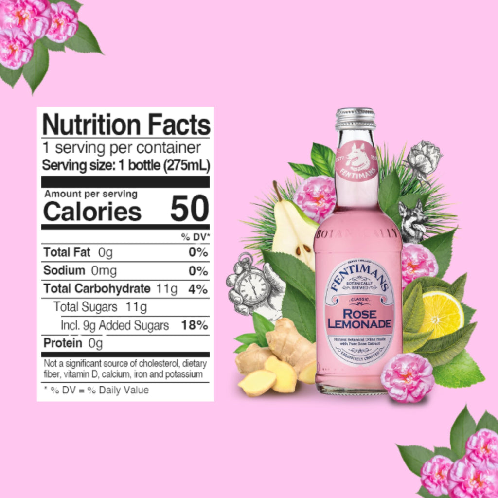 Fentimans - Rose Lemonade - 275ml (Case of 12)