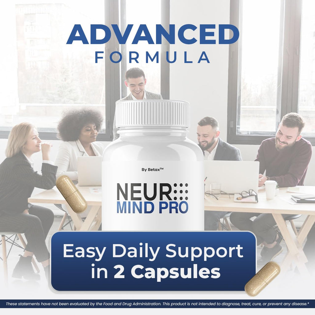 (2 Pack) NeuroMind Pro - Official Neuro Mind Pro Capsules Advanced Formula with All Natural Ingredients, NeuroMindPro Original Brain Health Pills Support for Wellness, 120 Capsules for 2 Months