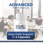 (2 Pack) NeuroMind Pro - Official Neuro Mind Pro Capsules Advanced Formula with All Natural Ingredients, NeuroMindPro Original Brain Health Pills Support for Wellness, 120 Capsules for 2 Months