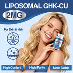 Trawecual GHK-Cu Peptide – High-Purity GHK-Cu with Liposomal Delivery for Hair & Skin Support – 120 Caps.2 Pack