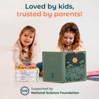 Calis Books The Wheels on The Bus Book | New Rechargeable Musical Book, No More Batteries | Books for 1 Year Old | Wheels on The Bus Toy | Musical Book for Toddlers 1-3 | Musical Toy for Toddlers