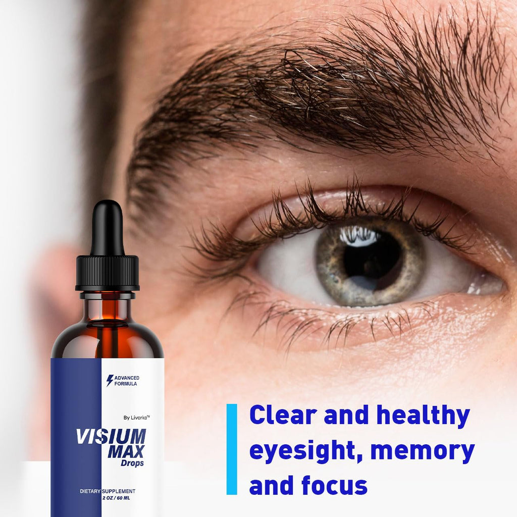 (3 Pack) Visium Max Drops - Visium Max Drops Health Support Supplement, All Natural Premium Advanced Liquid Formula Drop for Overall Wellness and Support Health, 3 Bottles for 3 Months