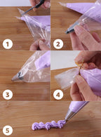 BoFUN 6-Pack Whipped Cream Glue Clay Set with 60+ Resin Charms - DIY Phone Cases Kit Craft for Jewelry, Mirrors & Scrapbooking - Cartoon Slime Charms with Piping Tips (Brown-Yellow)