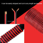 VIABRICO 14AWG 100FT Electrical Wire Cable 2 Conductors Red Black Hookup LED Lighting Strips Flexible Extension Cord 14Gauge Copper Clad Aluminum 12V/24V DC