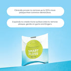 DrTung's Smart Floss - Natural, PTFE & PFAS Free Floss, Gentle on Gums, Expands & Stretches, BPA Free Floss - Natural Dental Floss Cardamom Flavor (Pack of 3)