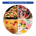 Karat Pizza Boxes 12" x 12" x 2" [50 Pack] White Corrugated Boxes | Ventilated, Grease-Resistant, Durable for Pizza, Catering or Shipping Use