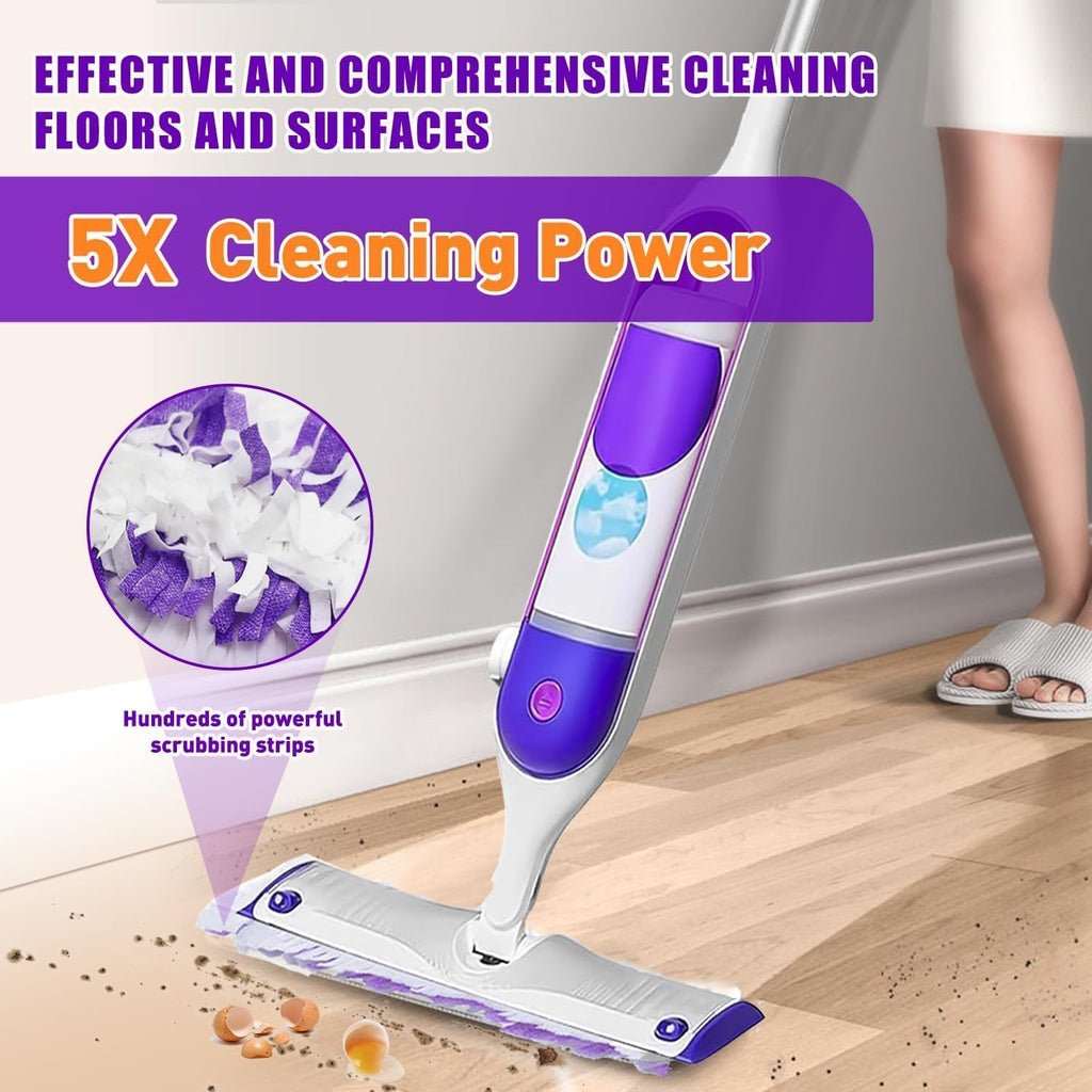 60 Pack Disposable Power Mop Pad Refills , Compatible with Swiffer Power Mop Refills, Thickened Multi-Surface Replacements for Swiffer Wet Pads Refill on All Finished Floors.