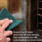3M Scouring Pad 96-20, 20 Pads, 6” x 9”, General Purpose Cleaning, Food Safe, Non-Rusting