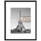 upsimples 16x20 Picture Frame, Wall Decor Poster Frames, Black 1 Pack