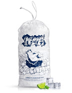 FireKylin Ice Bags 8lb with Drawstring,100 Pack Plastic Ice Bags for Ice Storage