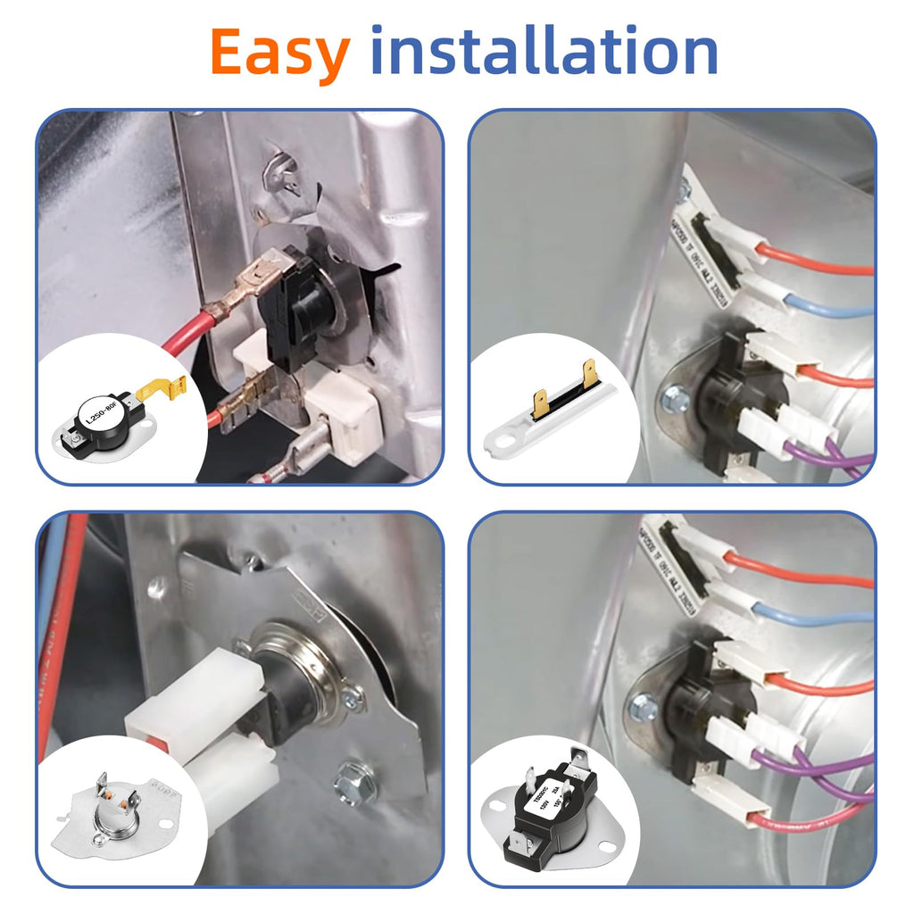 【Upgraded】279838 W10724237 Dryer Heating Element for Whirlpool Wed4815ew1 Maytag Centennial Medc215ew1 Kenmore 70 80 Series Model 110 Amana Ned4655ew1 Roper Admiral,Replaces 2406026 3403585 3398064