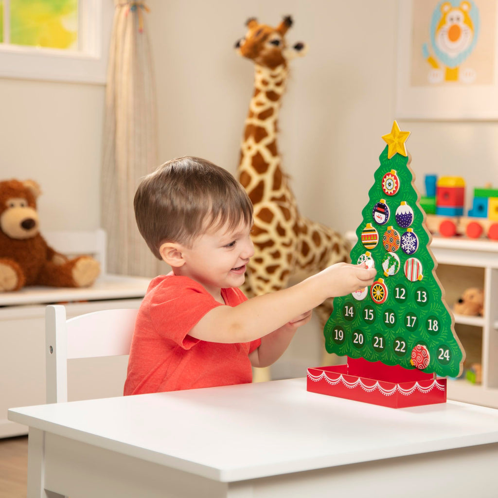 Melissa & Doug Countdown to Christmas Wooden Advent Calendar
