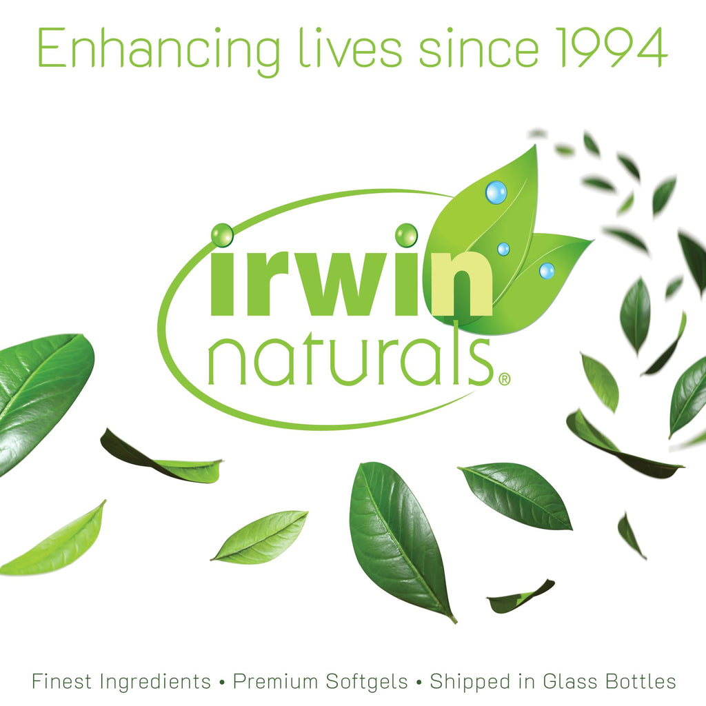 Irwin Naturals Stress-Defy Mood Support – 84 Liquid Soft-Gels – Calm, Balance & Emotional Wellness