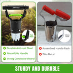 5 Inch Depth Bulb Planter Tool with Automatic Soil Release for Garden