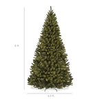 Best Choice Products Artificial Christmas Tree, 6ft Premium Unlit Realistic Spruce Holiday Décor w/Dense Branches, Easy Assembly, Metal Base