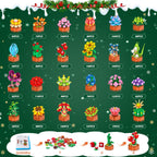 HOGOKIDS Advent Calendar 2025 Flowers Mini Building Set for Kids Adults - 24 Day Succulent Flower Christmas Countdown Calendar 3.6MM Blocks Toys, Xmas Gift Box Set for Boys Girls Women Men Age 10+