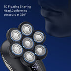 UPTARD Electric Head Shavers for Bald Men, Head Razor for Men with Nose Hair Sideburns Trimmer, LED,Travle Lock