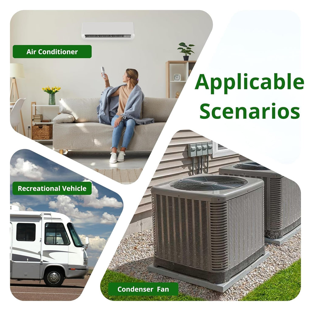 Buck 35+5uF 35/5 MFD ±6% CBB65B Dual Run Round Start Capacitor - Ideal for HVAC Systems, Air Conditioner Unit Fan Motor Start, Heat Pump, & Condenser Straight Cool Applications 370/440VAC 50/60Hz