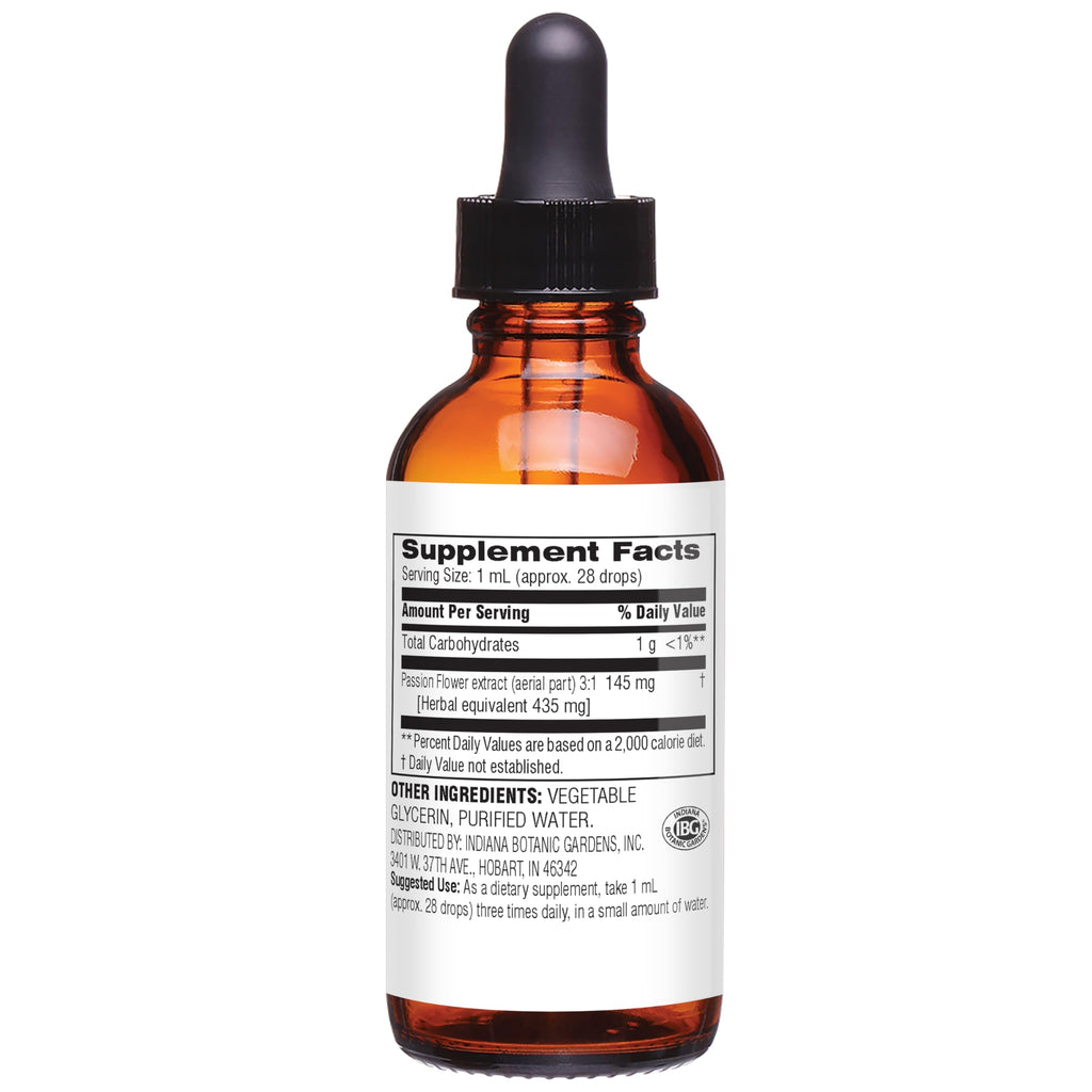 Botanic Choice Passion Flower Liquid Extract - Alcohol-Free Herbal Supplement, Traditional Support for Relaxation - 1 Fl. Oz 2 Pack