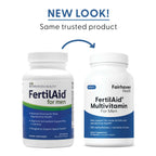 Fairhaven Health FertilAid for Men Fertility Supplements for Men | Count and Motility Support Pre-Conception for Him | Male Fertility Support Includes L-carnitine, Zinc, and Folate | 90 Capsules